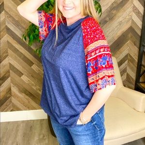 Astrid Tunic Knit Top Size: Medium WORN ONCE!